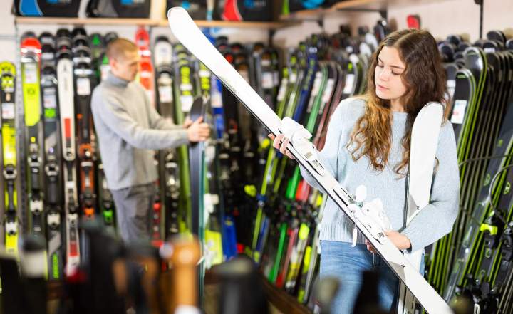 Vente de skis et équipements sélectionnés avec soin